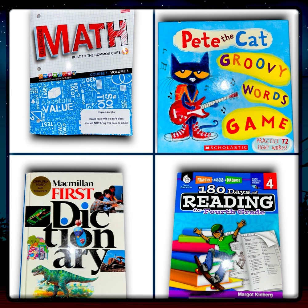 Kids Book bundle 4 books STEM